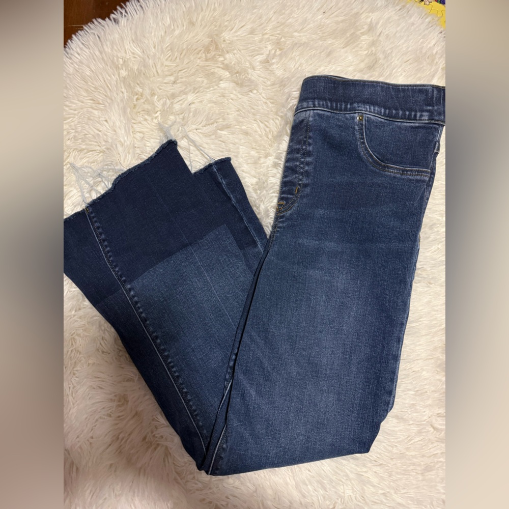 SPANX Dark Blue Flare Jeans